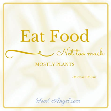 Eat Food Not Too Much Mostly Plants Michael Pollan Wpme