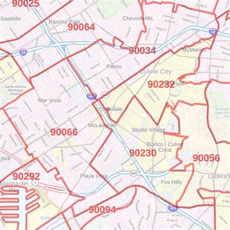 Downtown La Zip Code Map Corina Charmaine