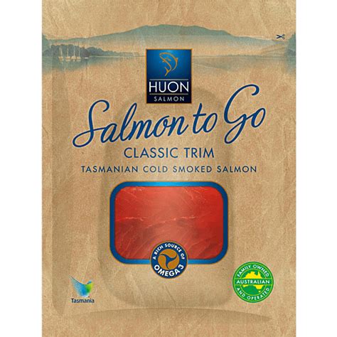 Huon Classic Trim Tasmanian Cold Smoked Salmon Zone Fresh
