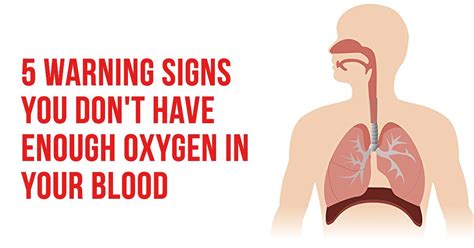 5 Warning Signs That You Lack Enough Oxygen In Your Blood
