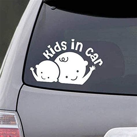 Buy Kids In Car Decal Baby In Car Sticker Baby On Board Car Decal Cute