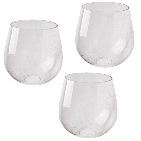 Buy Seeded Bubble Glass Lamp Shade Ledupdates 3 Pack Clear Globe
