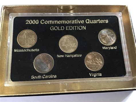 2000 Commemorative Quarters Gold Edition Etsy