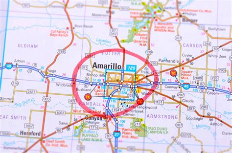 Amarillo Texas On A Map World Map