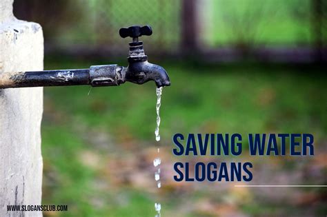 50 Slogans On Saving Water