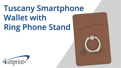 Tuscany Smartphone Wallet With Ring Phone Stand Promotional Products