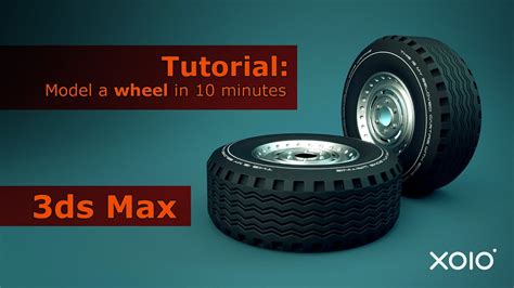 Tutorial Model A Wheel Tire In 3ds Max In 10 Minutes Youtube