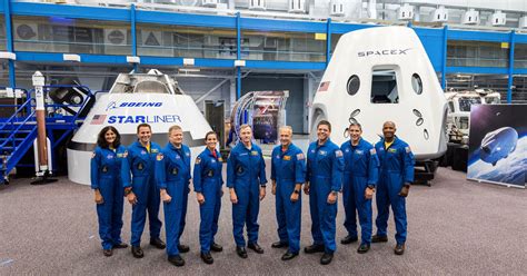 Nasa Selects 9 Astronauts For First Crewed Boeing Spacex Missions