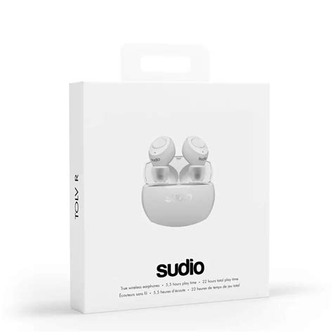 Sudio Tolv R Bluetooth In Ear Headphones White Snellings Gerald Giles