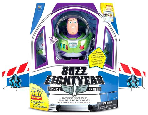 12 Toy Story Collection Buzz Lightyear Action Figure By Thinkway Toys