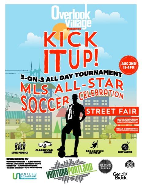 Kick It Up Overlook Village Soccer Celebration And Street Fair 3 On 3