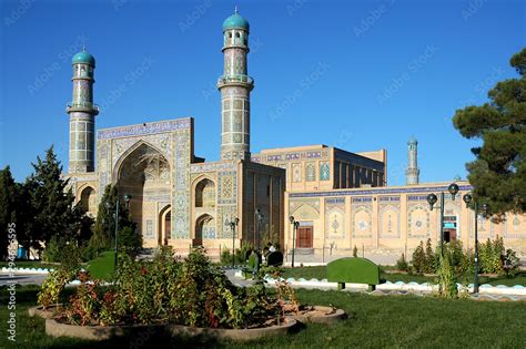 Herat In Western Afghanistan The Great Mosque Of Herat Friday Mosque