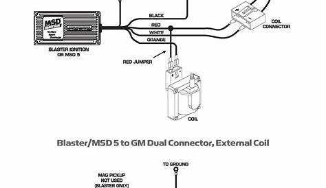 wiring diagram for msd distributor