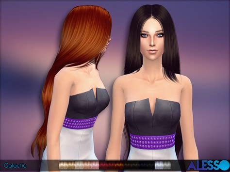 Galactic Hair By Alesso At Tsr Sims 4 Updates