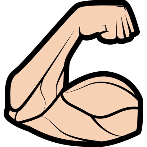 Flexing Biceps Free Svg