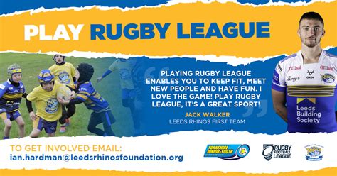 Play Rugby League At Your Local Community Club Leeds Rhinos Foundation