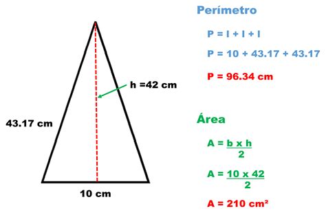 Formula Para Sacar Perimetro De Un Triangulo Equilatero Design Talk