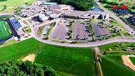 Wayzata High School Aerial Flyover - Plymouth, MN - YouTube