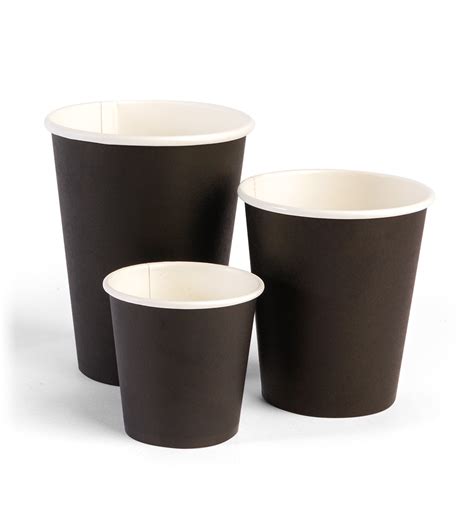 Single Wall Black Cups | Sydney Packaging