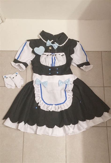 Nekopara Vanilla Maid Dress Cosplay Costume Anime Gem