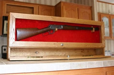 Safety matters dictate that will you need a locking gun rack to prevent children, or anyone else, from accidentally grabbing a gun and injuring themselves. DIY Rifle Display Case -- #ryobination | Man Caves | Pinterest | Display case and Display