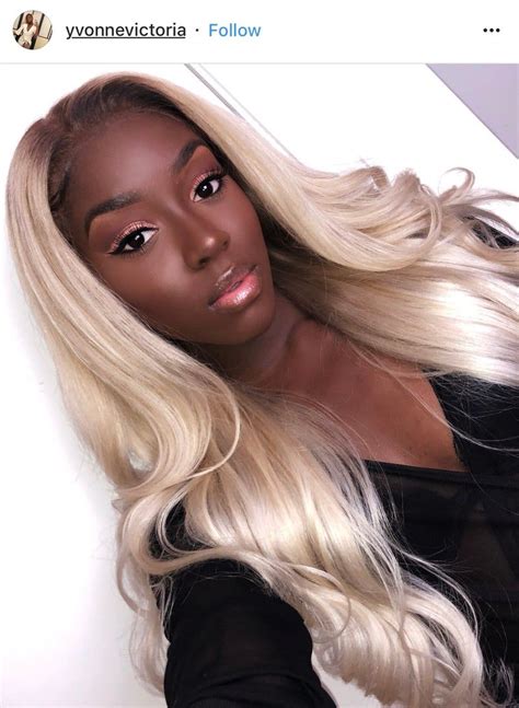Thinking Of Going Blonde Heres What It Looks Like On 15 Black Women In 2020 Dark Skin Blonde