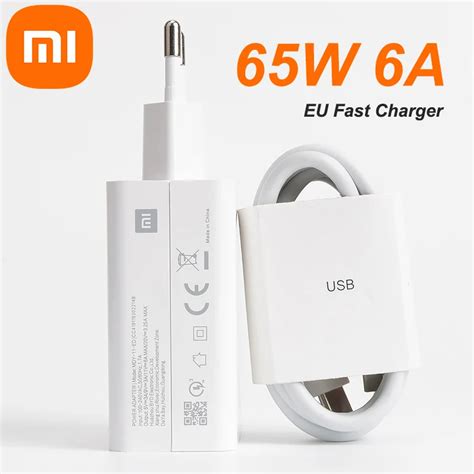 xiaomi 65w fast charger qc 4 0 turbo charge adapter notebook tablet charging for xiaomi mi 10