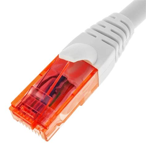 Cable De Red Ethernet Lan Rj45 Utp 24 Awg Ultra Flexible Cat 6a Blanco