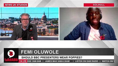 Femi Oluwole Clashes Over Wearing Poppies And Black Lives Matter Youtube