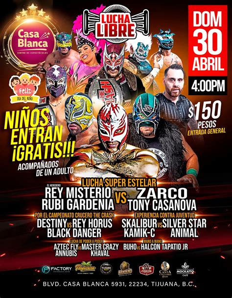 Lucha Libre En Tijuana 2023 Tijuana Eventos Lucha Libre