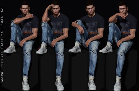 Second Life Marketplace Wrong Bento Sit Static Male Poses 52