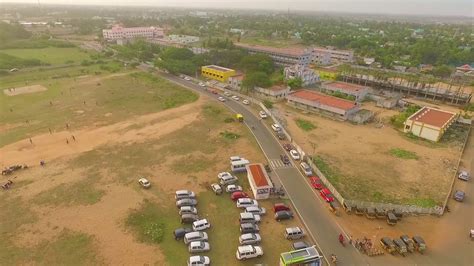 Bird View Of Cuddalore Silver Beach Youtube