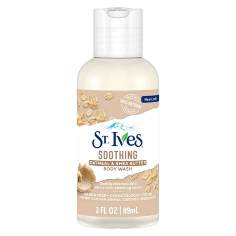 St Ives Soothing Body Wash Oatmeal And Shea Butter 3 Oz