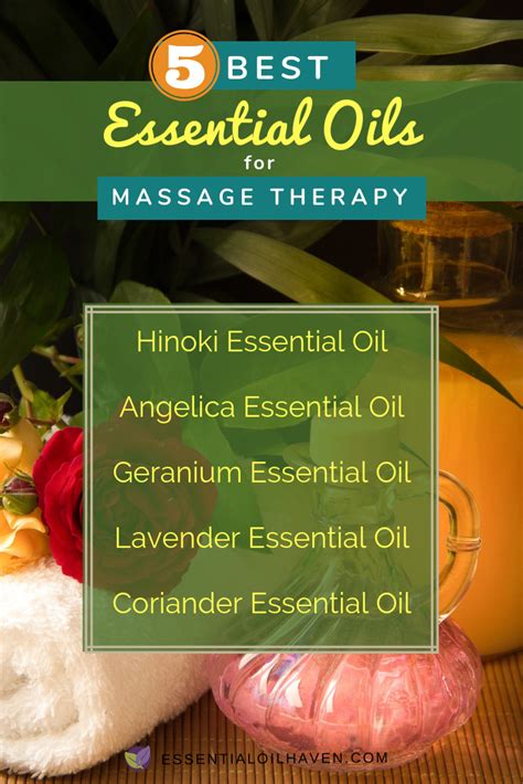The 5 Best Essential Oils For Massage Therapy And How To Use Them In 2022 Essential Oils For