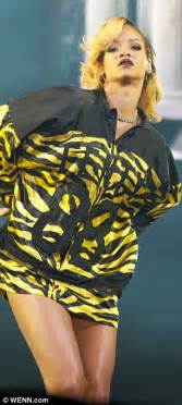 We Always Knew She Was Wild Rihanna Tiger Print Playsuit As She