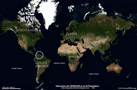 Ubicación De Venezuela En El Planisferio Va Bing