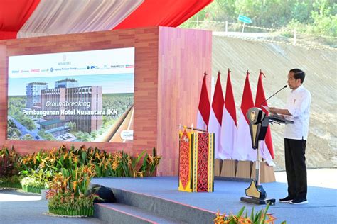 Sekretariat Kabinet Republik Indonesia Presiden Groundbreaking Hotel