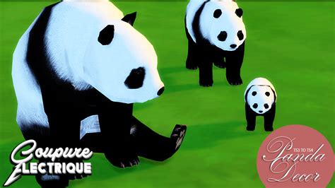Panda Decor Sims 4 Cc