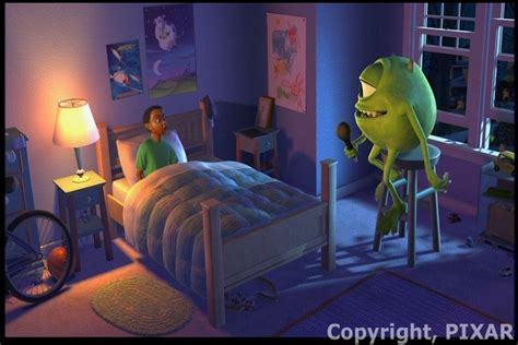 Monsters Inc Bedroom Monster Room Bedroom Scene Disney Secrets Mike
