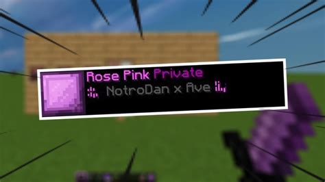 Rose Pink 16x Minecraft Pvp Texture Pack Review Hypixel Skywars 1