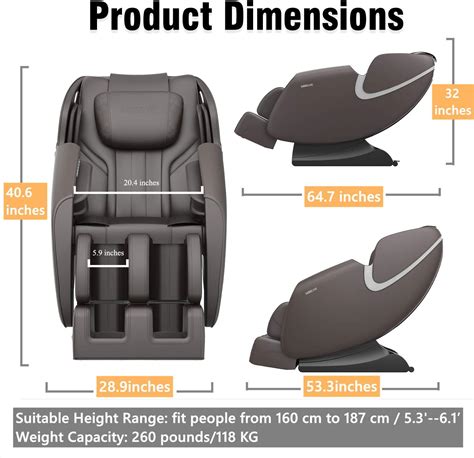 Buy Bosscare Massage Chair Recliner With Zero Gravity Full Body Airbag Easy To Assemble With