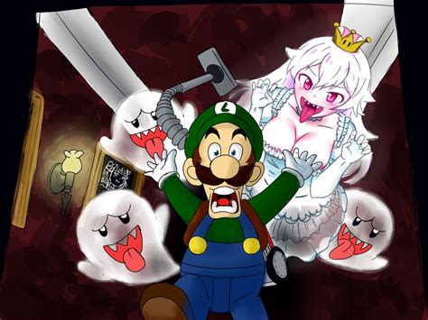 Princess King Boo Luigi Boo And Bow Mario And 4 More Drawn By