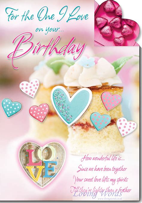 One I Love Birthday Greeting Cards By Loving Words