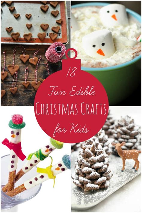 18 Fun Edible Christmas Crafts For Kids How Does She