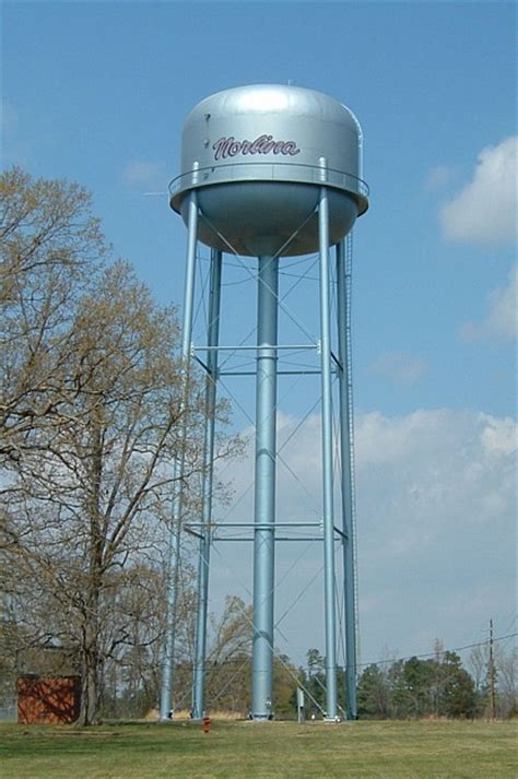 Norlina North Carolina Municipal Water Tower Water Towers On