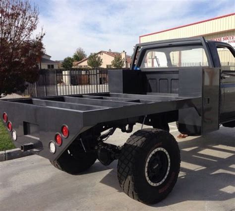 Diy Truck Flatbed Homemade Flatbed Questions Nc4x4 Pickup Truck