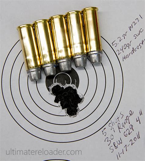 Range Report 44 Special Hard Cast In The Smith And Wesson 629