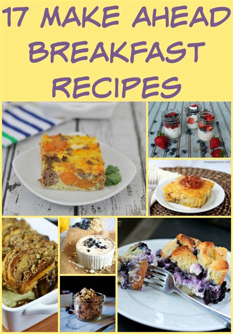 17 Make Ahead Breakfast Recipes My Suburban Kitchen