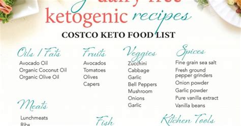Easy Dairy Free Ketogenic Recipes In Costco Maria Mind Body Health