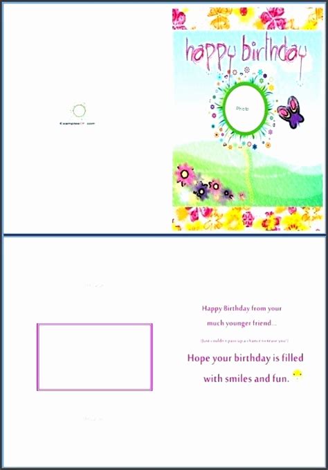 Microsoft Word Template For Greeting Card